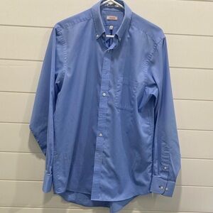 Izod Men's Classic Blue Casual Shirt